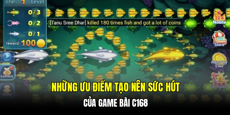 Những ưu điểm tạo nên sức hút của game bài C168