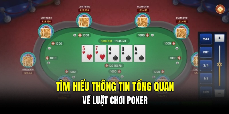Tìm hiểu thông tin tổng quan về luật chơi poker